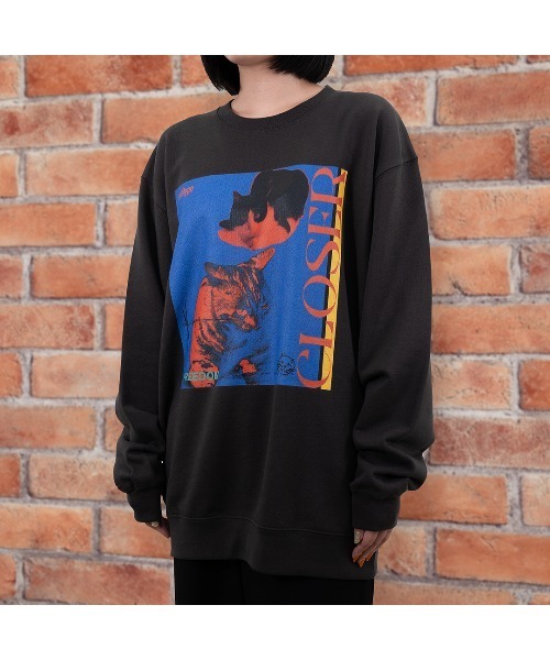 ZOZO（ゾゾ）の「会長＆専務×ZOZOTOWN　クルーネックスウェットシャツ（スウェット・レディース・スミクロ・M/L/XL）」の6枚目の写真