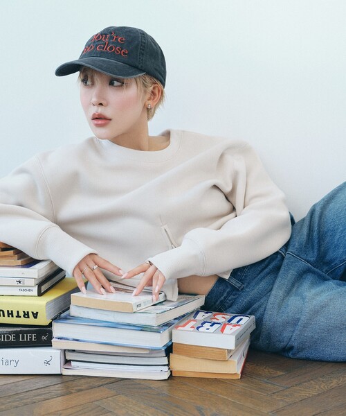 BEAUTY&YOUTH UNITED ARROWS（ビューティーアンドユースユナイテッドアローズ）の「【ハンチさんコラボレーションアイテム】刺繍ロゴ キャップ（キャップ・レディース・ブラック・FREE）」の4枚目の写真