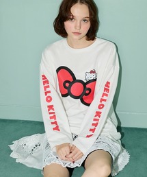 【HELLO KITTY × forksy.】オーバーサイズアソートプリントロンTEE