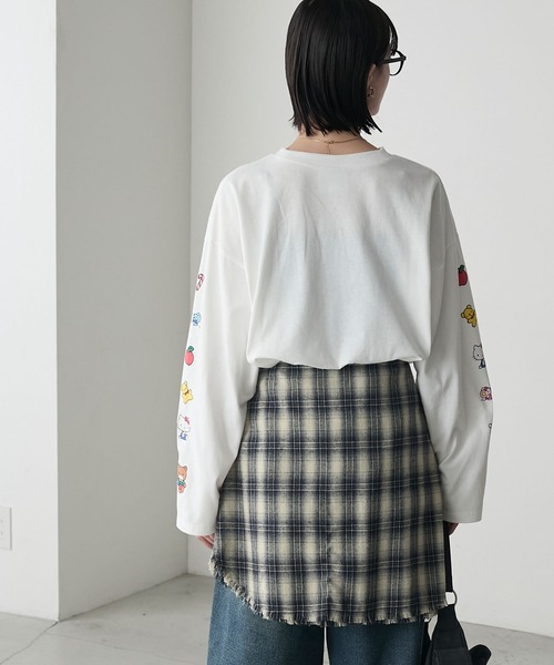 HELLO KITTY × forksy.】オーバーサイズアソートプリントロンTEE