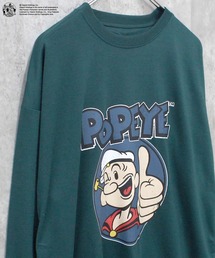 POPEYE　ポパイ　綿タッチ　ミニ裏毛　スウェット