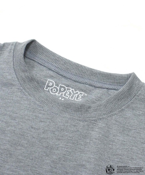 POPEYE（ポパイ）の「POPEYE　ポパイ　綿タッチ　ミニ裏毛　スウェット（スウェット・メンズ・チャコール/ベージュ/オートミール/ネイビー/グリーン/ブラック/オフホワイト/杢グレー・M/L/XL）」の18枚目の写真