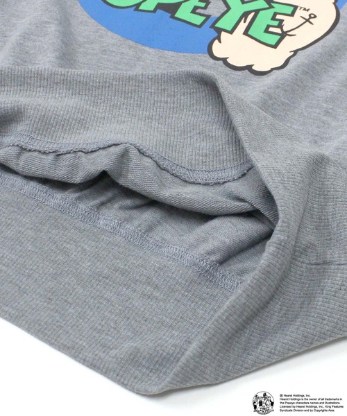 POPEYE（ポパイ）の「POPEYE　ポパイ　綿タッチ　ミニ裏毛　スウェット（スウェット・メンズ・チャコール/ベージュ/オートミール/ネイビー/グリーン/ブラック/オフホワイト/杢グレー・M/L/XL）」の21枚目の写真