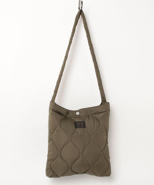 TAION(タイオン)の「【TAION】タイオン MILITARY CROSS BODY DOWN BAG-MEDIUM TAION-BG05ML-M(トートバッグ・メンズ・その他1/ダークネイビー/ブラック/ブラウン系その他/ダークオリーブ/その他・ONE SIZE)」の5枚目の写真