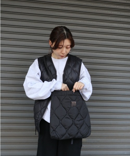 TAION(タイオン)の「【TAION】タイオン MILITARY CROSS BODY DOWN BAG-MEDIUM TAION-BG05ML-M(トートバッグ・メンズ・その他1/ダークネイビー/ブラック/ブラウン系その他/ダークオリーブ/その他・ONE SIZE)」の13枚目の写真