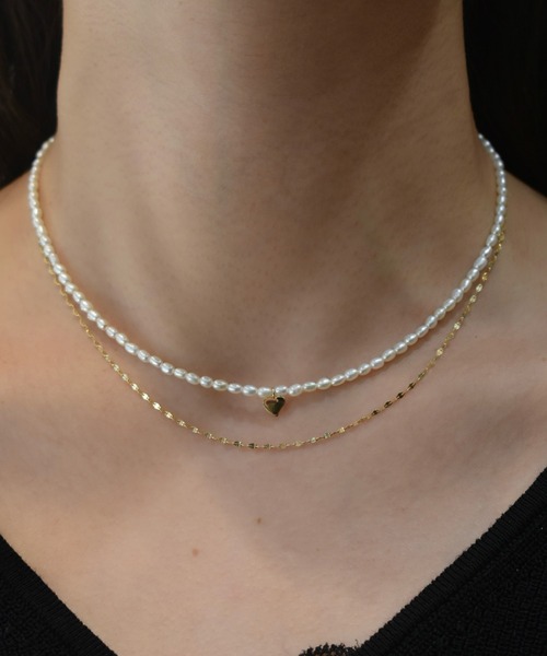 les bonbon】coeur pearl choker/クール パールチョーカー（ネックレス