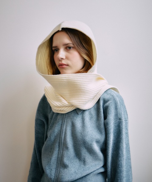 【セール】ソフトニットフーディマフラー（ストール/ショール）｜NERGY（ナージー）