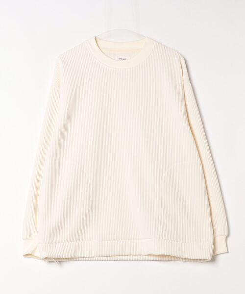 【セール】ATELANE/カットコール ドローコードプルオーバー（スウェット）｜ATELANE（アテレーン）