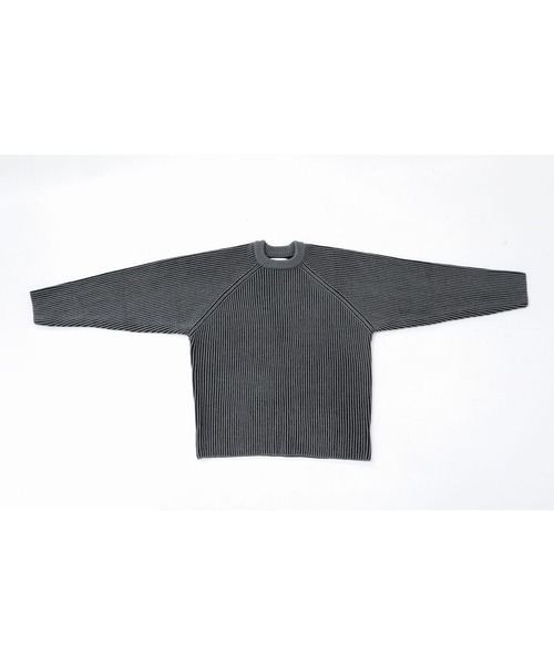 n'OrLABEL(ノアールレーベル)の「配色リブ編みニット(ニット/セーター・メンズ・グレー/カーキ・M/L)」の18枚目の写真