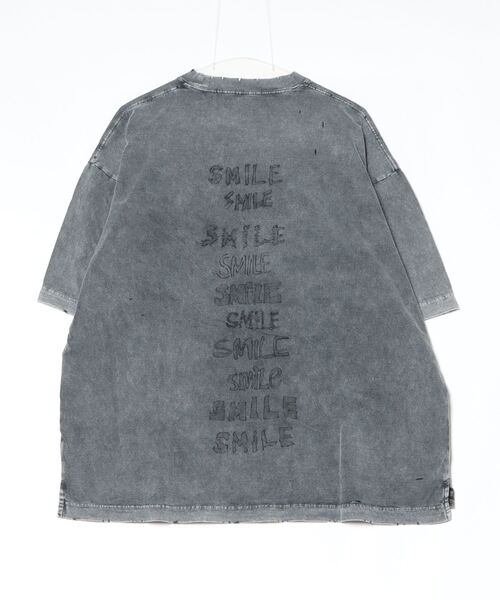 【MIHARAYASUHIRO】Smily Face Printed T-shirt 全３色 送料込 Maison MIHARA YASUHIRO(メゾンミハラヤスヒロ) - SMILY FACE
