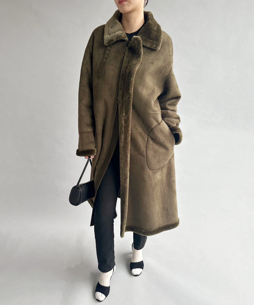 今期　新品タグ付き　未開封　EDIT.FOR LULU ヘラ　コート　カーキ 今期 新品タグ付き 未開封 EDIT.FOR LULU ヘラ コート カーキ