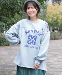 チチカカ | マヤ文字ショルダー刺繍プルオーバー(スウェット)