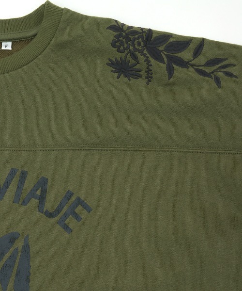 チチカカ（チチカカ）の「マヤ文字ショルダー刺繍プルオーバー（スウェット・レディース・グレー/チャコールグレー/カーキ・FREE）」の16枚目の写真