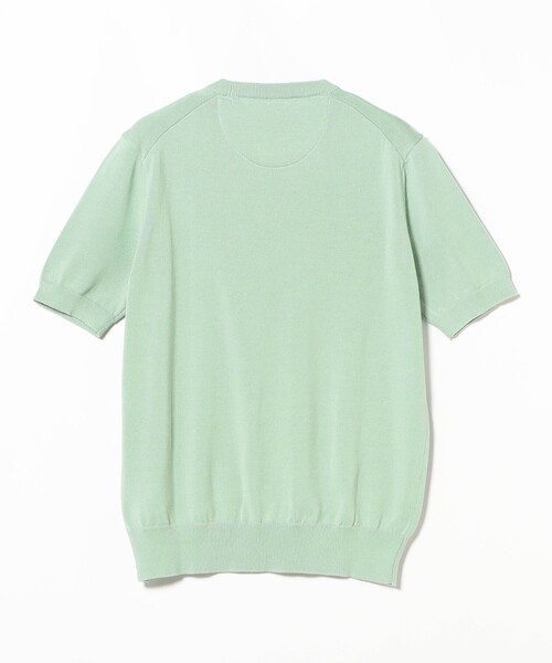 BRILLA per il gusto（ブリッラペルイルグースト）の「アメリカンシーアイランドコットン ショートスリーブクルーネックニット（Tシャツ/カットソー・メンズ・ベージュ/ホワイト系その他2/ブラック/ネイビー/ミント/ピンク/インディゴブルー・M/L/XL/S）」の21枚目の写真
