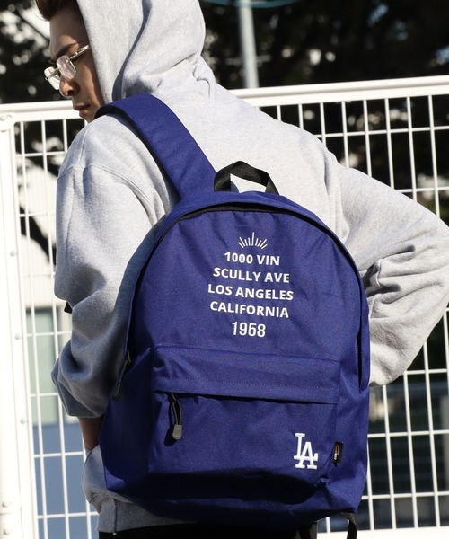 MLB(メジャーリーグベースボール)の「【MLB/メジャーリーグベースボール】CORDURAデイパック(バックパック/リュック・メンズ・ブルー/ブラック/ブラウン・FREE)」の3枚目の写真