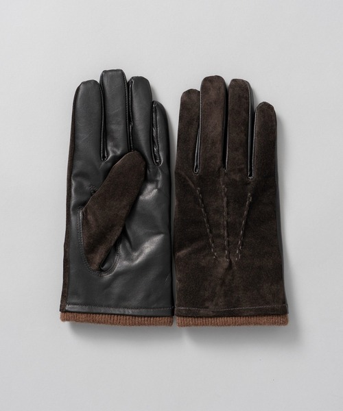 UNISEX》Pig Suede x Goat Leather Gloves/ピグスエード×ゴートレザー