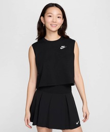 NIKE | ナイキ スポーツウェア クラブ ウィメンズ スリーブレス クロップド トップ / Nike Sportswear Club Women's Sleeveless Cropped Top FV5506-010 Black(タンクトップ)