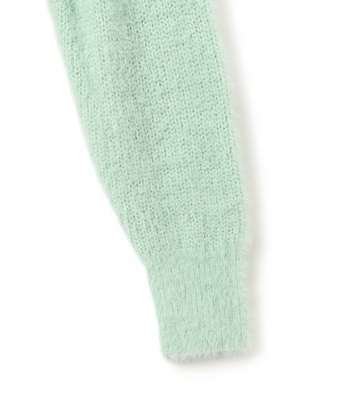 VIS(ビス)の「メタルボタンニットプルオーバー(ニット/セーター・レディース・オフホワイト/ベージュ系その他/ライトグリーン・FREE)」の15枚目の写真