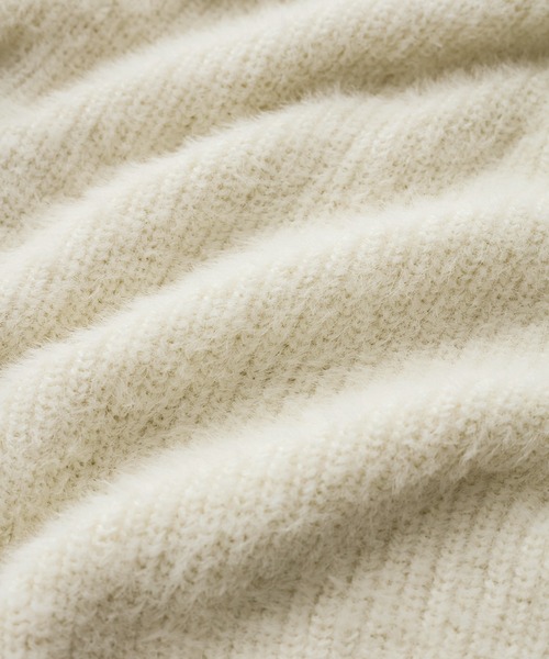 VIS(ビス)の「メタルボタンニットプルオーバー(ニット/セーター・レディース・オフホワイト/ベージュ系その他/ライトグリーン・FREE)」の13枚目の写真