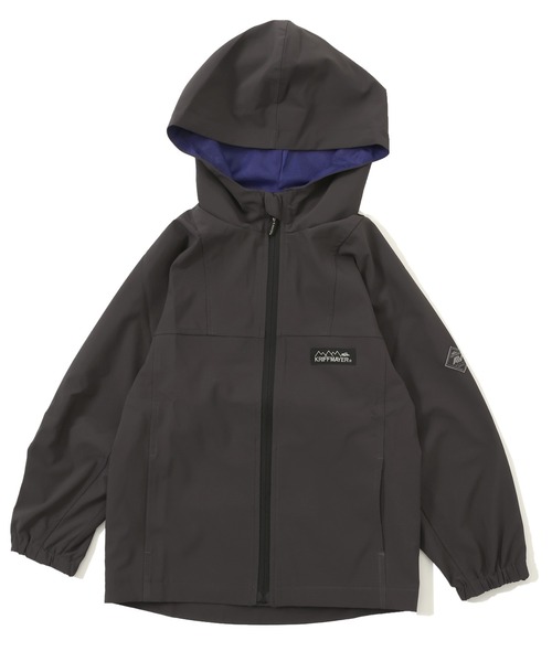 KRIFF MAYER Kid's Collection（クリフメイヤーキッズコレクション）の「クリーネスアクティブマンパ（マウンテンパーカー・キッズ・オリーブ/アイボリー/グレイッシュベージュ/チャコール/カラフル・150/140/130/120/170/160）」の2枚目の写真