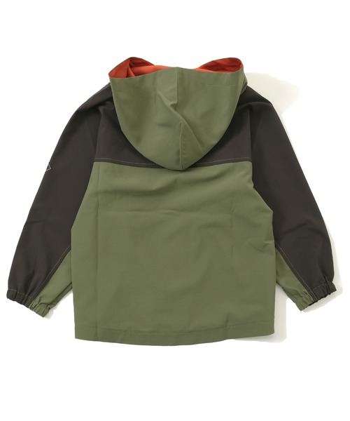 KRIFF MAYER Kid's Collection（クリフメイヤーキッズコレクション）の「クリーネスアクティブマンパ（マウンテンパーカー・キッズ・オリーブ/アイボリー/グレイッシュベージュ/チャコール/カラフル・150/140/130/120/170/160）」の18枚目の写真