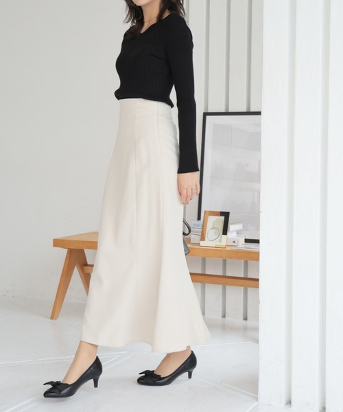 VIVIAN（ヴィヴィアン）の「履きごこちやみつき感激 アーモンドトゥリボン5cmヒールパンプス（パンプス・レディース・ベージュ系その他3/ブラック系その他2/グレー系その他2・21.5/22/22.5/23/23.5/24/24.5/25/25.5/26）」の9枚目の写真