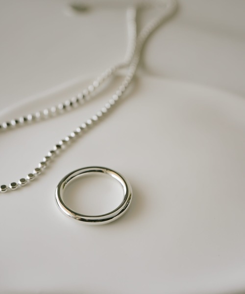 Ops.（オプス）の「リング シルバー925 指輪 レディース 金属アレルギー対応【AUREOLA アウレオラ3mm】（リング・レディース・イエローゴールド/シルバー・15号/13号/11号/9号/7号）」の7枚目の写真