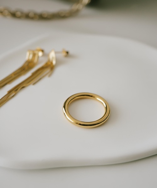 Ops.（オプス）の「リング シルバー925 指輪 レディース 金属アレルギー対応【AUREOLA アウレオラ3mm】（リング・レディース・イエローゴールド/シルバー・15号/13号/11号/9号/7号）」の11枚目の写真