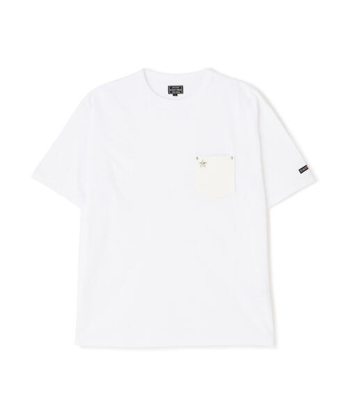 Schott/ショット/ONE STAR LEATHER POCKET T-SHIRT/ワンスター