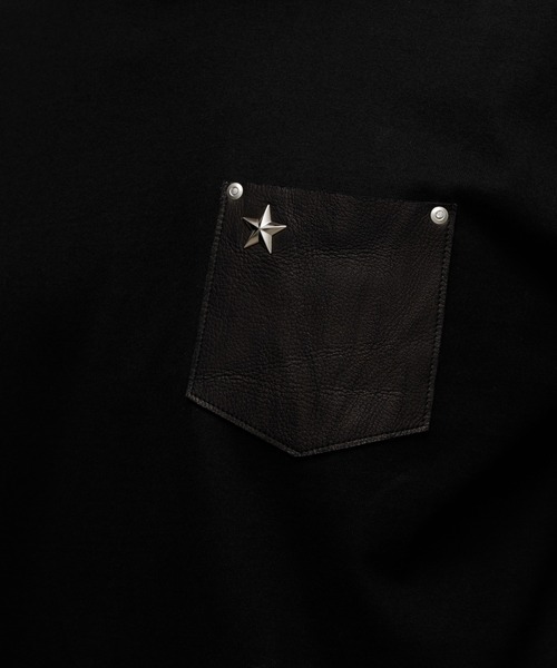 Schott　ワンスター　ロンT　レザーポケット　ショット　古着 Schott(ショット) 613 UST ONESTAR TALL [782-3950084] ワン