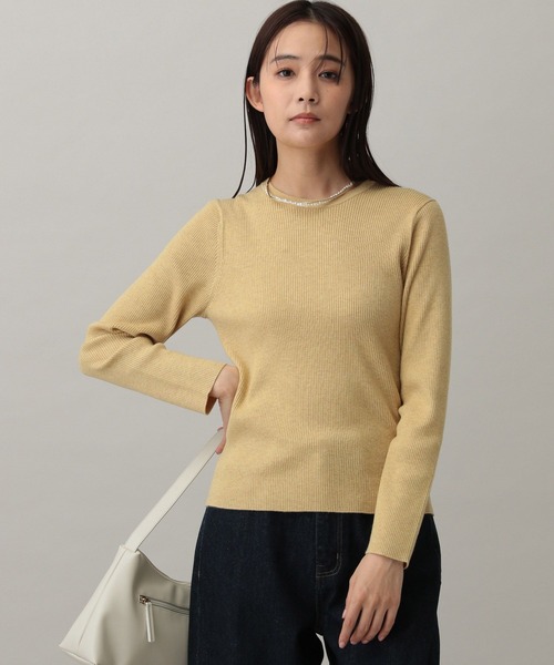 セール】MATINEE LINE/リブクルーネックプルオーバー/288700（ニット