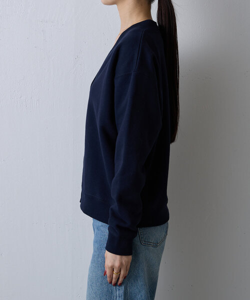 russet（ラシット）の「[日本製] スウェットカーディガン(CF-205)（Tシャツ/カットソー・レディース・グレー/ネイビー・FREE）」の15枚目の写真