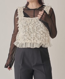 Lui's | チュールシアータンク(Tシャツ/カットソー)