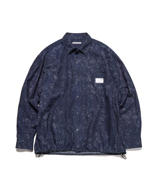 INDIGO PRINT DRAWCORD SHIRT（シャツ/ブラウス）｜uniform