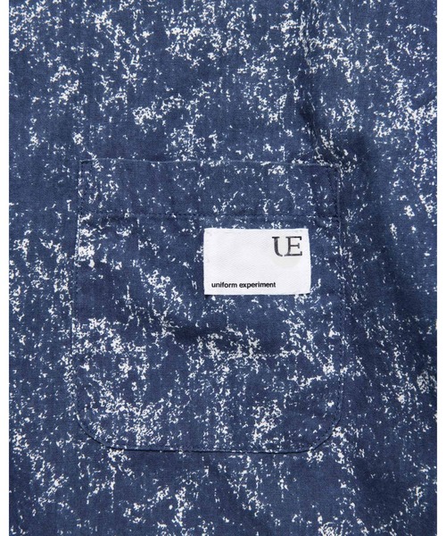 uniform experiment(ユニフォームエクスペリメント)の「INDIGO PRINT DRAWCORD SHIRT(シャツ/ブラウス・メンズ・ネイビー/ホワイト・1/2/3/4)」の7枚目の写真