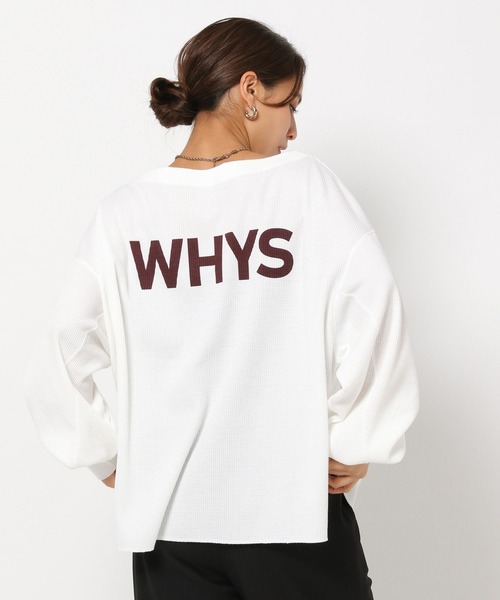 HEREIAM（ヘレイアム）の「【HEREIAM】ワッフルオフショルプルオーバー（Tシャツ/カットソー・レディース・ベージュ/ライトグレー/オフホワイト・FREE）」の19枚目の写真