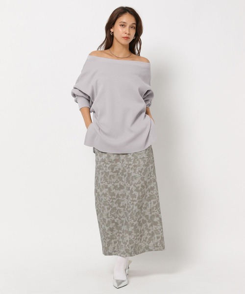 HEREIAM（ヘレイアム）の「【HEREIAM】ワッフルオフショルプルオーバー（Tシャツ/カットソー・レディース・ベージュ/ライトグレー/オフホワイト・FREE）」の20枚目の写真