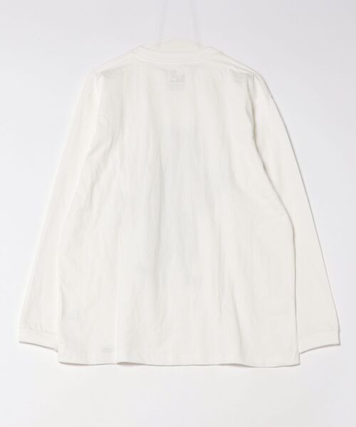 go slow caravan（ゴースローキャラバン）の「USA/C イワナ猫 ロングスリーブ TEE（Tシャツ/カットソー・メンズ・ホワイト/バイオレット・LARGE/MEDIUM/SMALL/X-LARGE）」の15枚目の写真