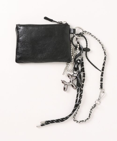 cache cache（カシュ カシュ）の「カシュカシュ cachecache / ミニポーチ付じゃらじゃらチャーム（ポーチ・レディース・シルバー/ゴールド/ブラック・FREE）」の16枚目の写真