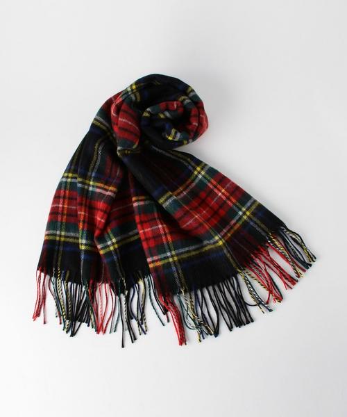 BEAUTY&YOUTH UNITED ARROWS(ビューティーアンドユースユナイテッドアローズ)の「BY チェックストール◆(ストール/ショール・レディース・ホワイト/グレー/ダークグリーン/ブラック/ライトグレー・フリー)」の3枚目の写真