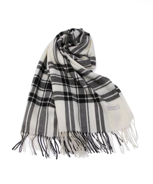 BEAUTY&YOUTH UNITED ARROWS(ビューティーアンドユースユナイテッドアローズ)の「BY チェックストール◆(ストール/ショール・レディース・ホワイト/グレー/ダークグリーン/ブラック/ライトグレー・フリー)」の10枚目の写真