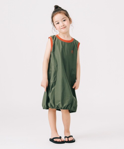 B:MING by BEAMS（ビーミングバイビームス）の「水陸両用 ワンピース 2025SS（100～140cm）（ワンピース・キッズ・カーキ/オリーブ・110/120/100/130/140）」の13枚目の写真
