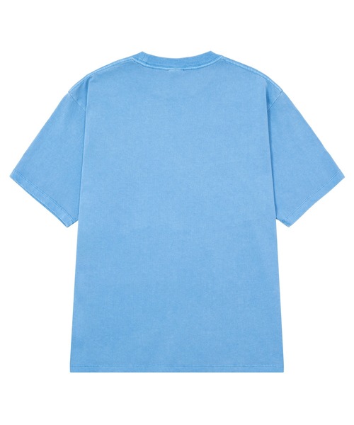 HUF(ハフ)の「TOTAL ECLIPSE WASHED EMB TEE / HUF ハフ 刺繍ロゴ Tシャツ(Tシャツ/カットソー・メンズ・ブラック/ホワイト/ライトブルー・LARGE/MEDIUM/SMALL/XX-LARGE/X-LARGE)」の6枚目の写真
