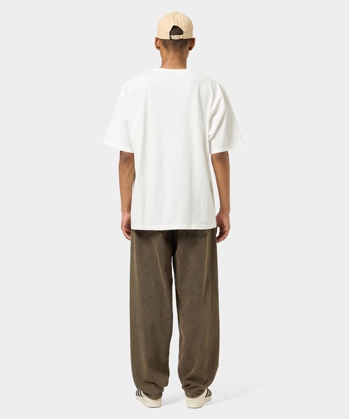 HUF(ハフ)の「TOTAL ECLIPSE WASHED EMB TEE / HUF ハフ 刺繍ロゴ Tシャツ(Tシャツ/カットソー・メンズ・ブラック/ホワイト/ライトブルー・LARGE/MEDIUM/SMALL/XX-LARGE/X-LARGE)」の14枚目の写真