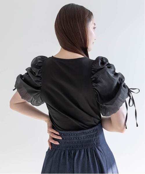 RANDA スリーブトップス　【販売終了品】 ドロストスリーブカットトップスRANDA公式サイト
