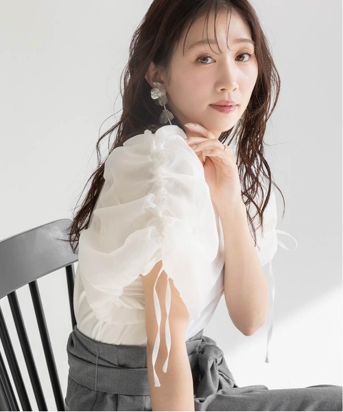 楽天市場】【20%OFF】RANDA/ランダ/ドロストスリーブカット