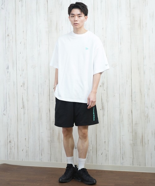 NEW ERA（ニューエラ）の「【ムラサキスポーツ限定】NEW ERA/ニューエラ 半袖Tシャツ バックプリント 速乾 14670947/14670948/14670949（Tシャツ/カットソー・メンズ・ブラック/ホワイト/ブラック×グリーン・M/L/XL/XXL）」の8枚目の写真