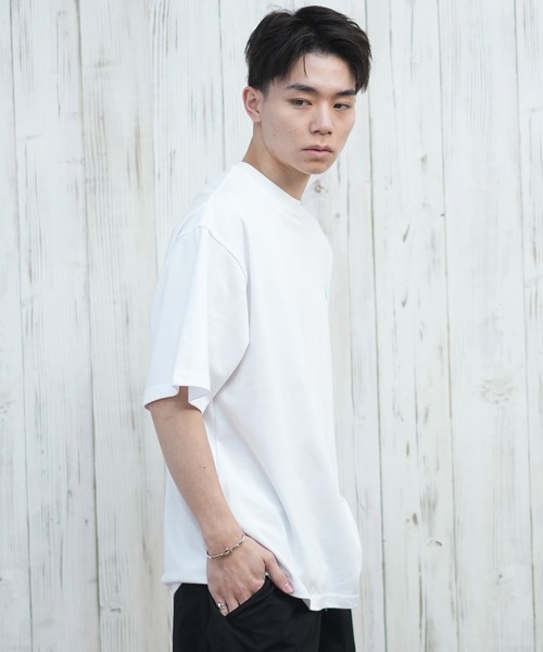 NEW ERA（ニューエラ）の「【ムラサキスポーツ限定】NEW ERA/ニューエラ 半袖Tシャツ バックプリント 速乾 14670947/14670948/14670949（Tシャツ/カットソー・メンズ・ブラック/ホワイト/ブラック×グリーン・M/L/XL/XXL）」の6枚目の写真