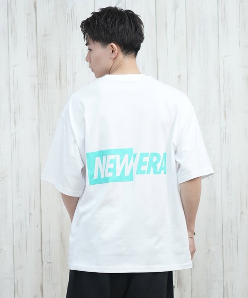 NEW ERA（ニューエラ）の「【ムラサキスポーツ限定】NEW ERA/ニューエラ 半袖Tシャツ バックプリント 速乾 14670947/14670948/14670949（Tシャツ/カットソー・メンズ・ブラック/ホワイト/ブラック×グリーン・M/L/XL/XXL）」の7枚目の写真