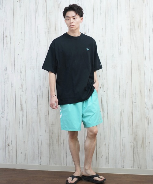 NEW ERA（ニューエラ）の「【ムラサキスポーツ限定】NEW ERA/ニューエラ 半袖Tシャツ バックプリント 速乾 14670947/14670948/14670949（Tシャツ/カットソー・メンズ・ブラック/ホワイト/ブラック×グリーン・M/L/XL/XXL）」の22枚目の写真